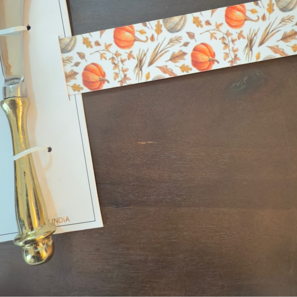 Wood Pumpkin Cheese Board - Picture 3 of 4